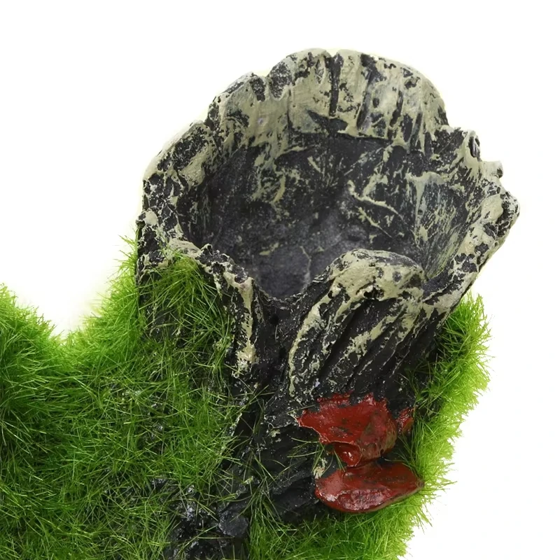 Resin Breeding Hiding Cave Simulation Shrimp Cave House Decorative Props Tree House Shelter Crafts Arts for Aquarium Landscaping image 6