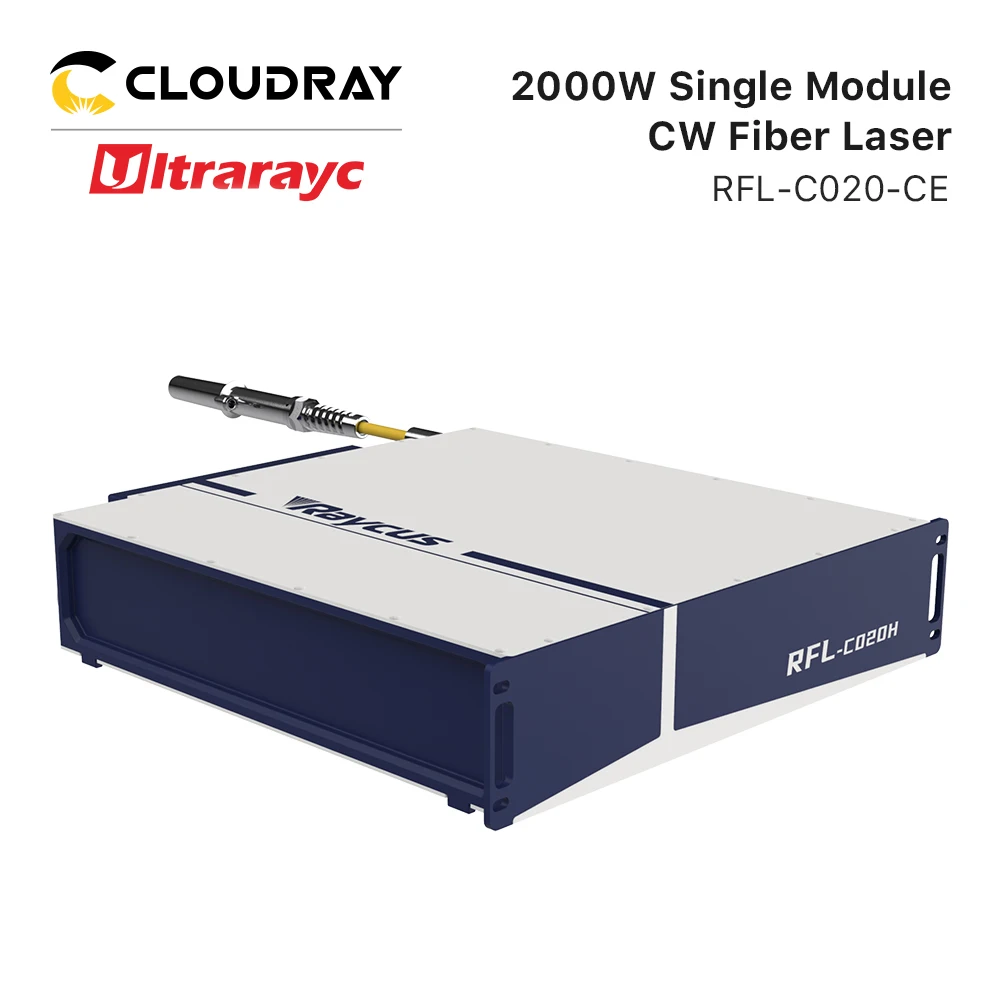 Ultrarayc الأصلي Raycus 1064nm مصدر ليزر الألياف وحدة واحدة 1-2KW CW ألياف الليزر لقطع آلة لحام