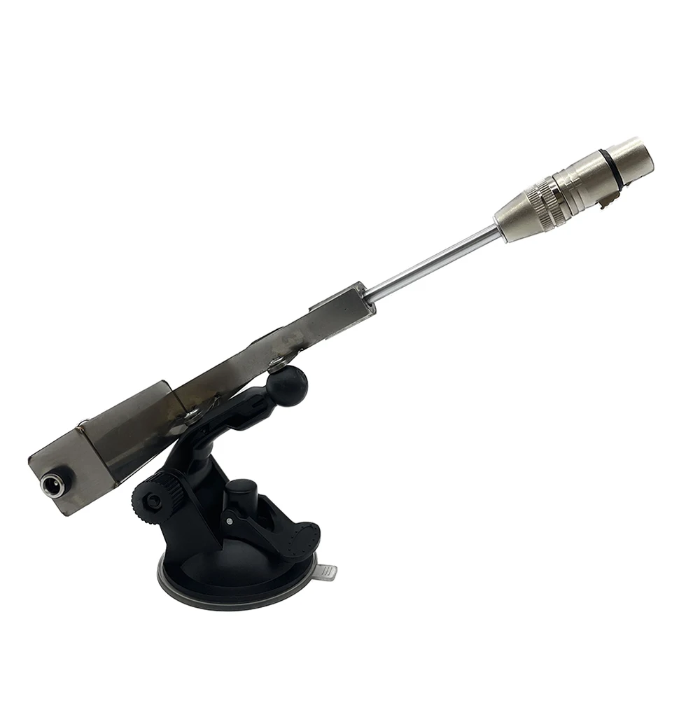 Imagem -02 - Pequeno Mini Atuador Linear Telescópico Conector 3xlr Ventosa Mecanismo Reciprocante do Curso Banco de Potência do Motor 12v 5v