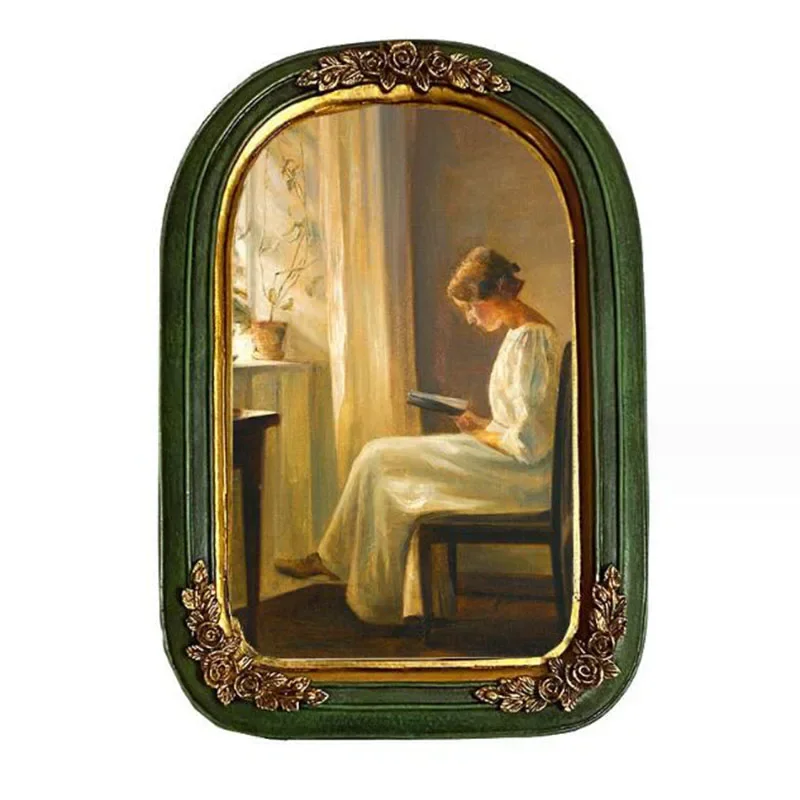 Frame Ornaments Bedroom Desktop Wall Picture Hanging Frame Home Decor Style European Resin Wedding Photo