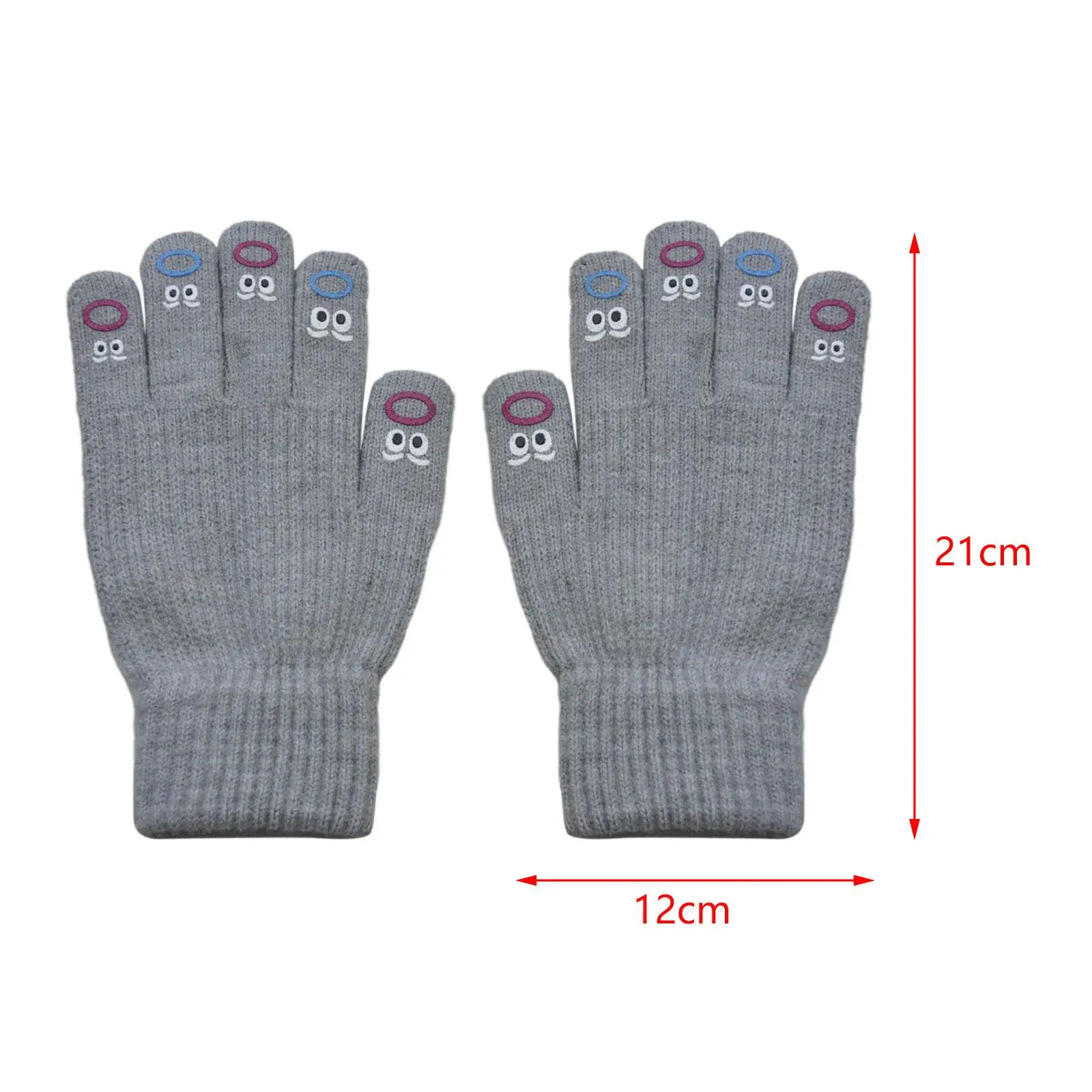 

Winter Warm Knitted Gloves Touchscreen Gloves for Women Men Soft Insulated for Running Cold Weather Cycling Backpacking Climbing