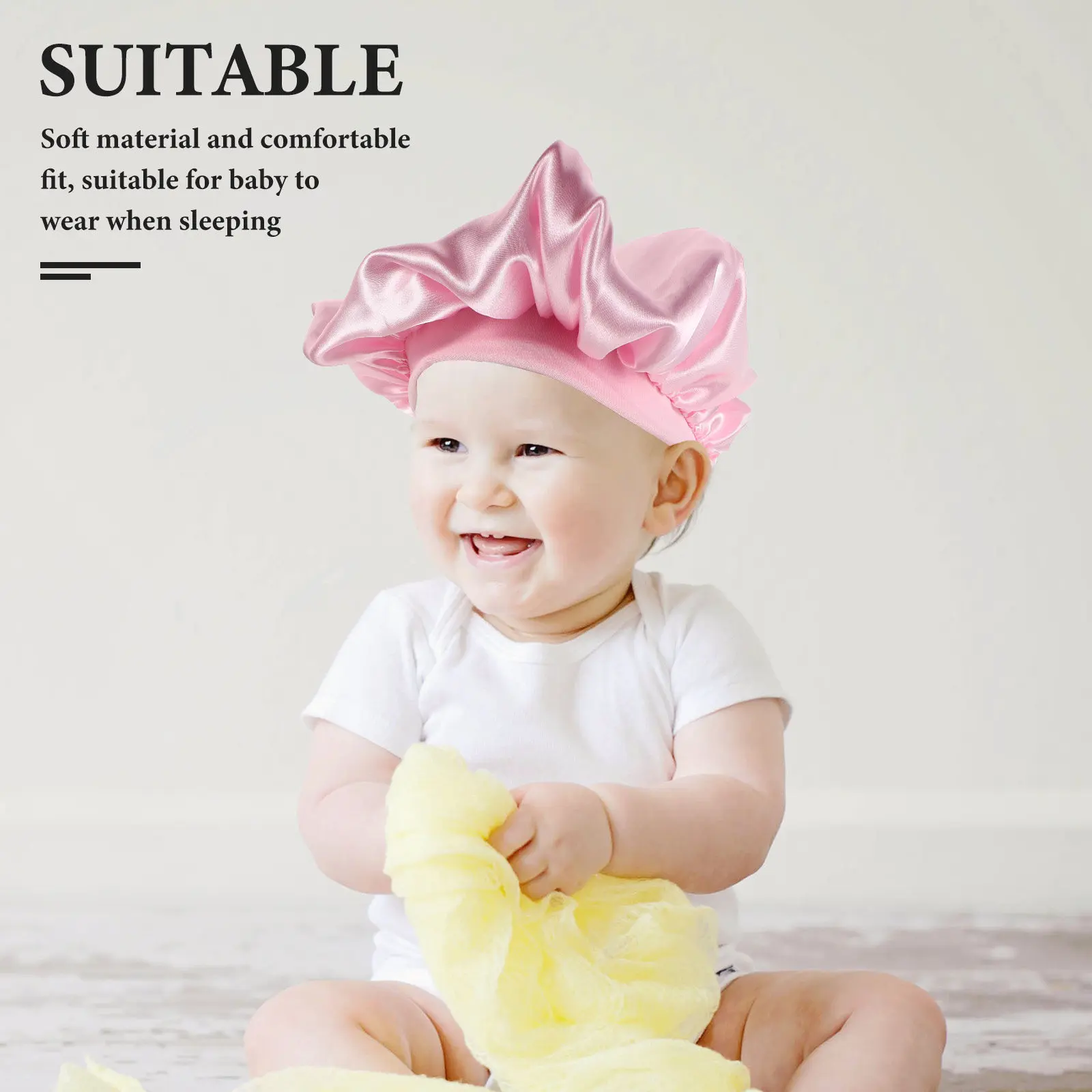 

Шапочка-бини для девочек, головной убор для новорожденных, розовые шапочки, аксессуары для малышей, повязки на голову