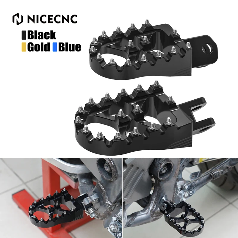 

NICECNC For Suzuki DRZ400S DRZ400SM DR-Z 400S FR-Z 400SM 2000-2024 2023 2022 Motorcycle Foot Pegs FootRest Footpegs Rests Pedals