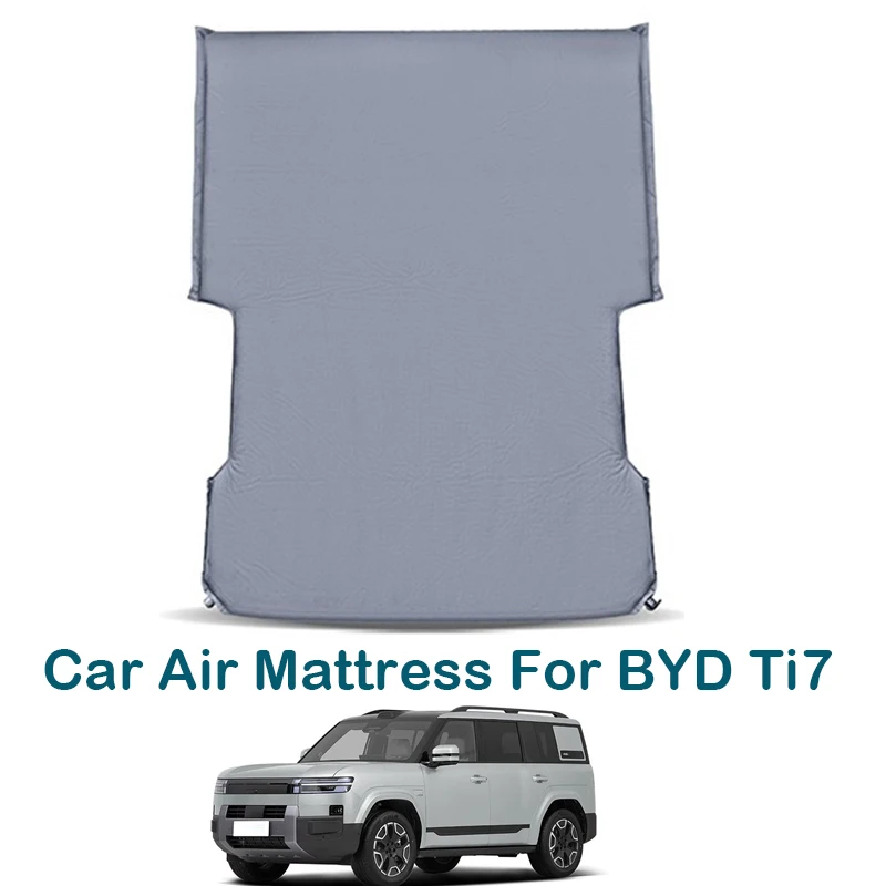 Car Air Mattress For BYD Ti7 Formula Leopard 7 Travel Bed Self-driving Inflatable Bed Outdoor Portable Camping Rear Sleeping Mat