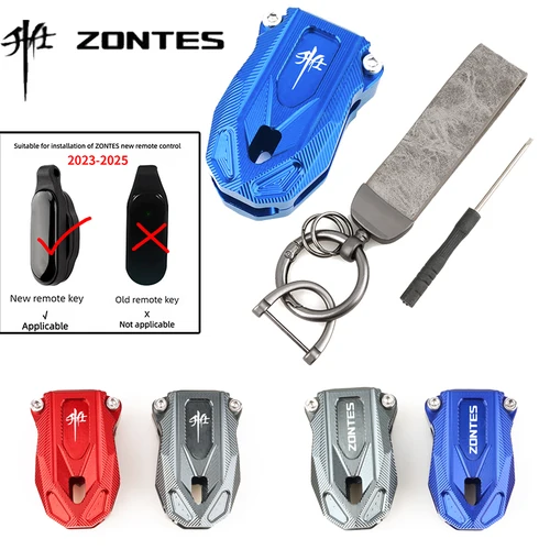 Para Zontes 150m 150D 368E 368g 368D 368m 350D 350m 2023 carcasa protectora de llave modificada para motocicleta cubierta protectora de Control remoto