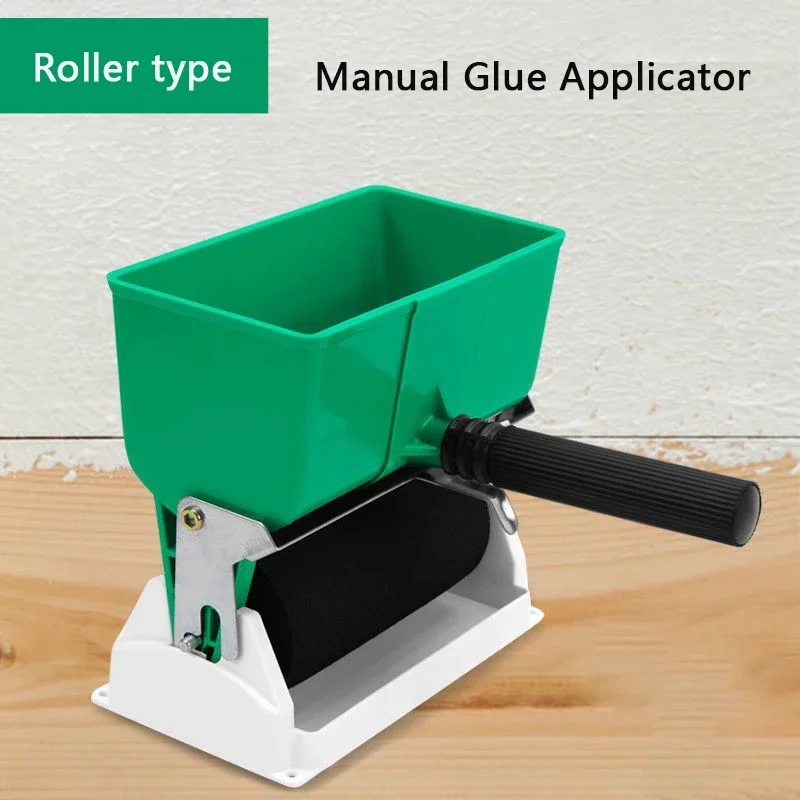 Manual Glue Applicator Small Cardboard Box Rolling Glue Brush Glue Machine Roller Passing Glue Wooden Board Woodworking Glue