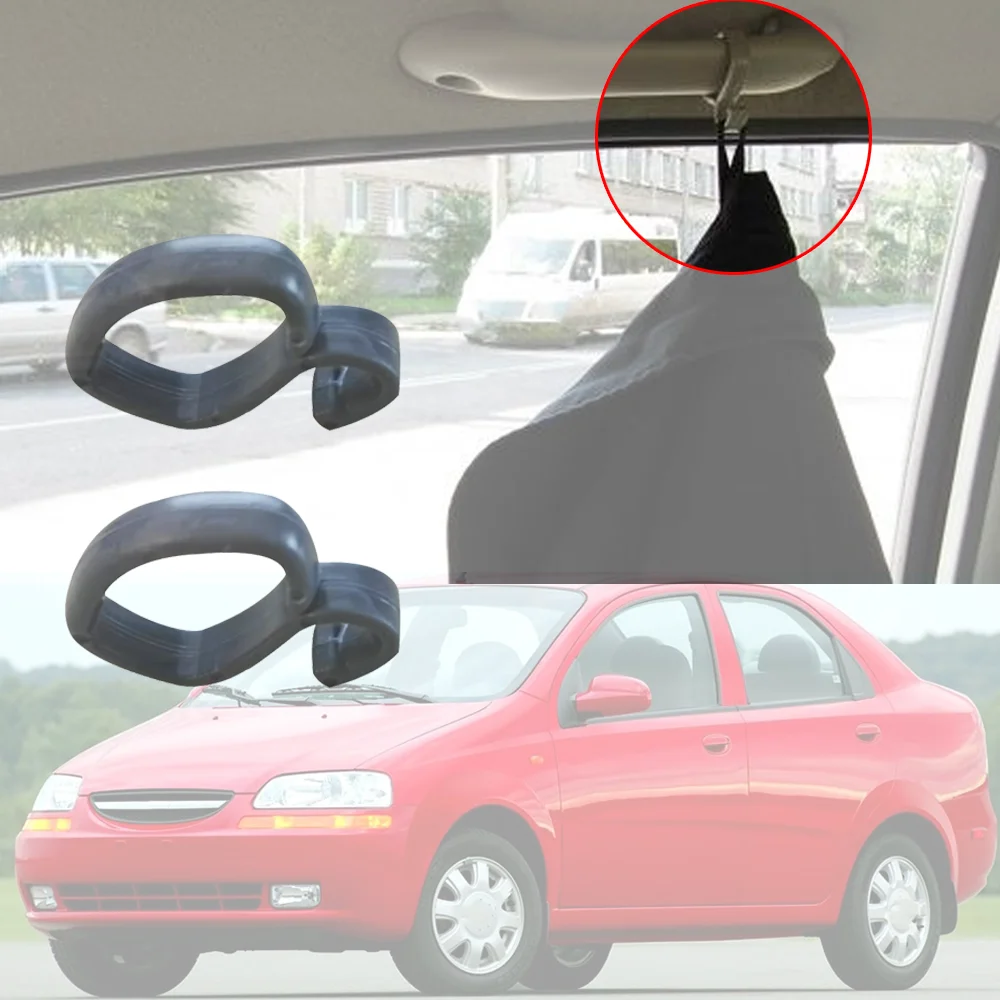 2 uds ropa de coche abrigo manija gancho sujetador para Chevrolet Aveo Sedan 2004 2005 2006 2007 -2011 Aveo 5 puertas Pontiac G3 96650149