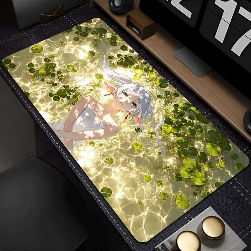 Mouse pad Professional E-sports Gamer MouseMat Frieren At The Funeral kawaii Anime Mousepad Gaming Keyboard pad Notbook Mousepad