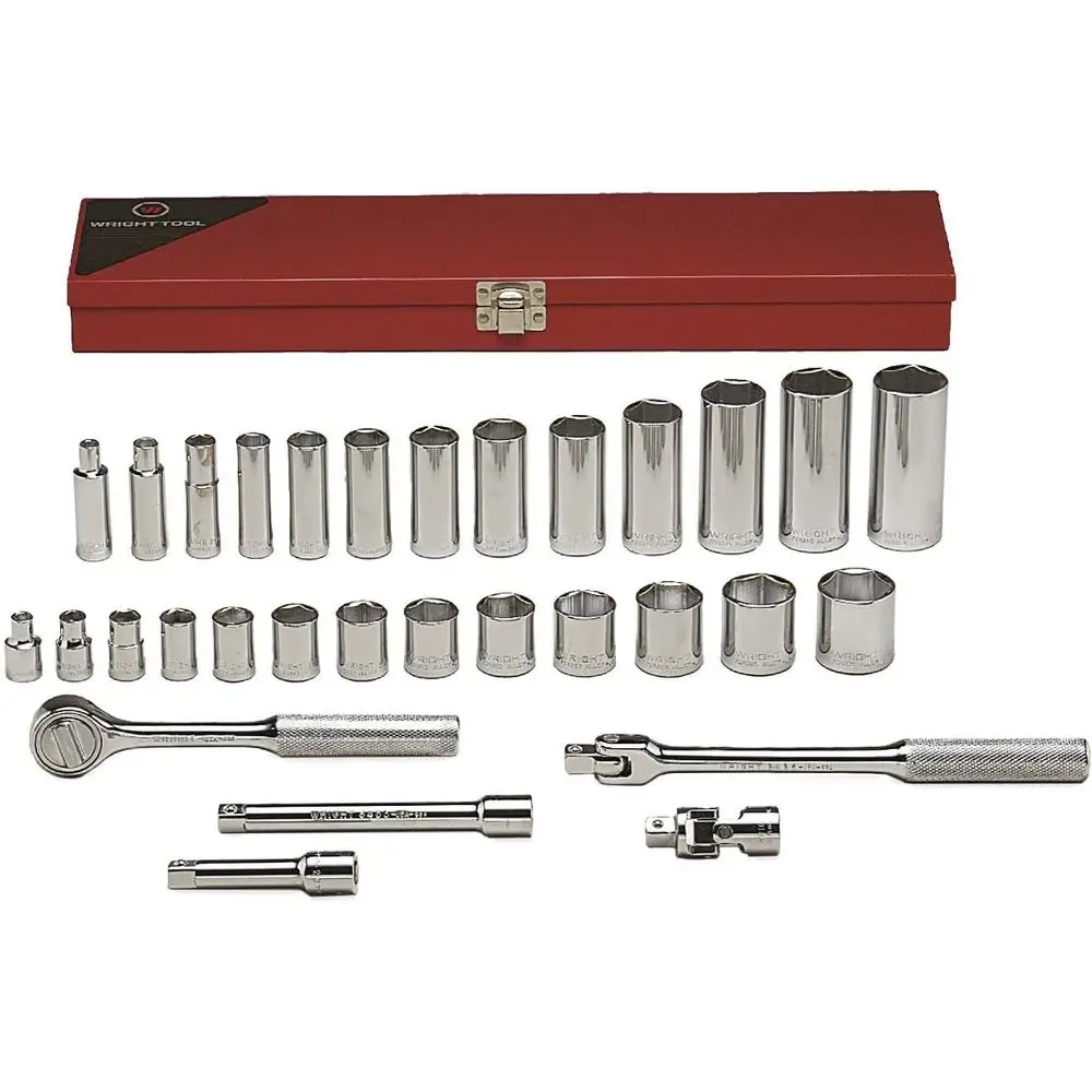

31-Piece 3/8 Drive 6-Point Stand and Deep Socket Set