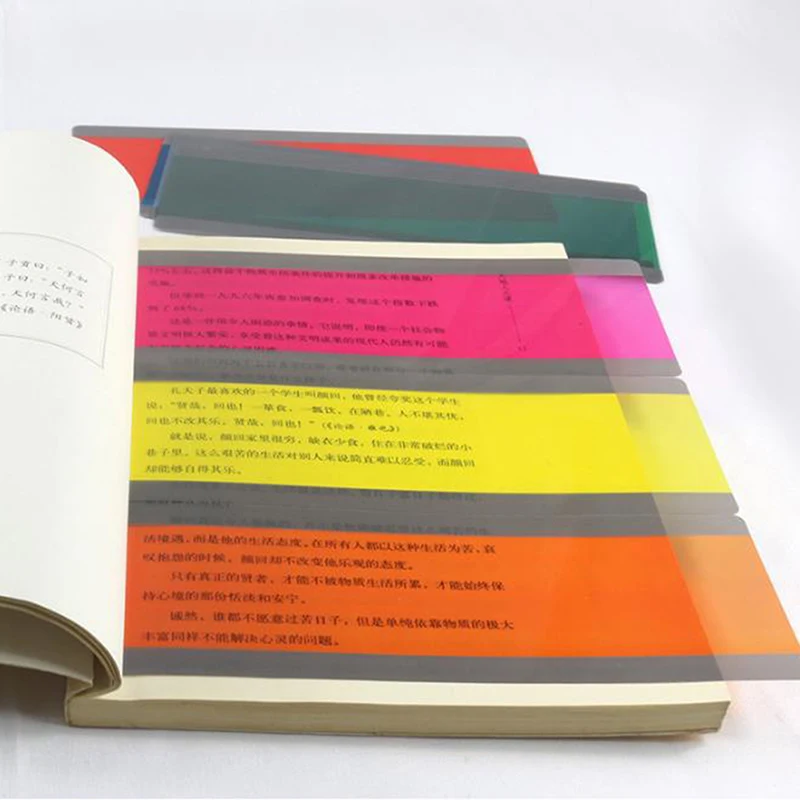 Reading Guide Strips Highlighter Colored Overlays Bookmark Read Strips Kid Gift