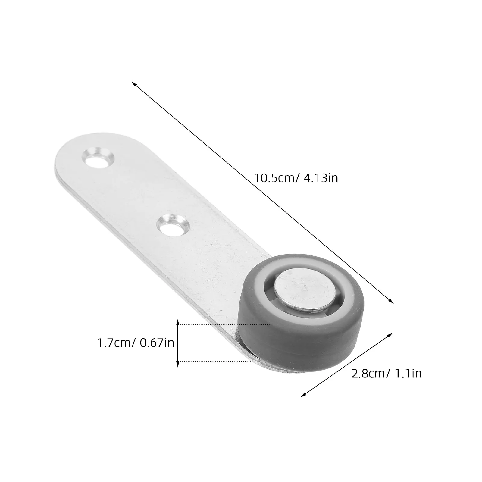 6Pcs Sliding Door Roller Wheels Anti-Droop Support Wheel Smooth Silent Glide Sliding Door Hardware for Cabinet Wardrobe Barn