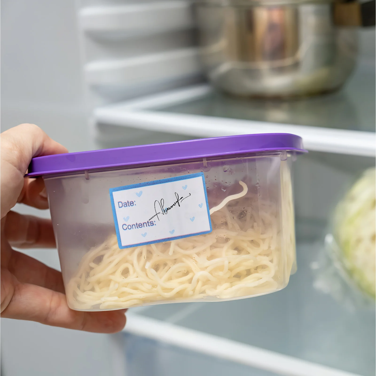 Food Safety Date Labels Sticker Copper Plated Paper Freezer Pantry Container Storage Removable Easy Peel Off For Kitchen