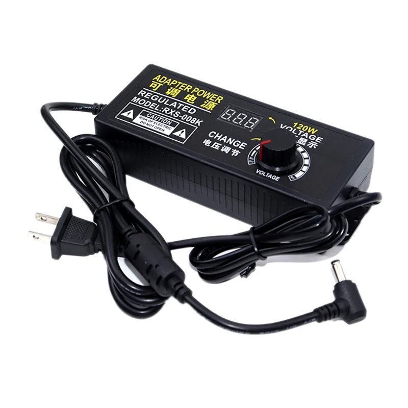 9V 12V 15V 18V 24V 1A/3A/5A Universal Power Adapter LED display 220V to DC12V Volt Adjustable Voltage regulated adapter for CCTV