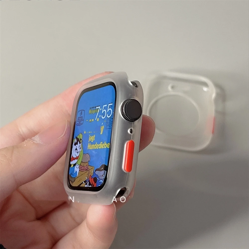 シリコンバンパーケース,アップルウォッチ用,キュート,韓国,シリコン,シンプル,ソフトケース,49mm, 41mm, 40mm, 44mm, 42mm, 38mm,シリーズ9 8、7、6、5