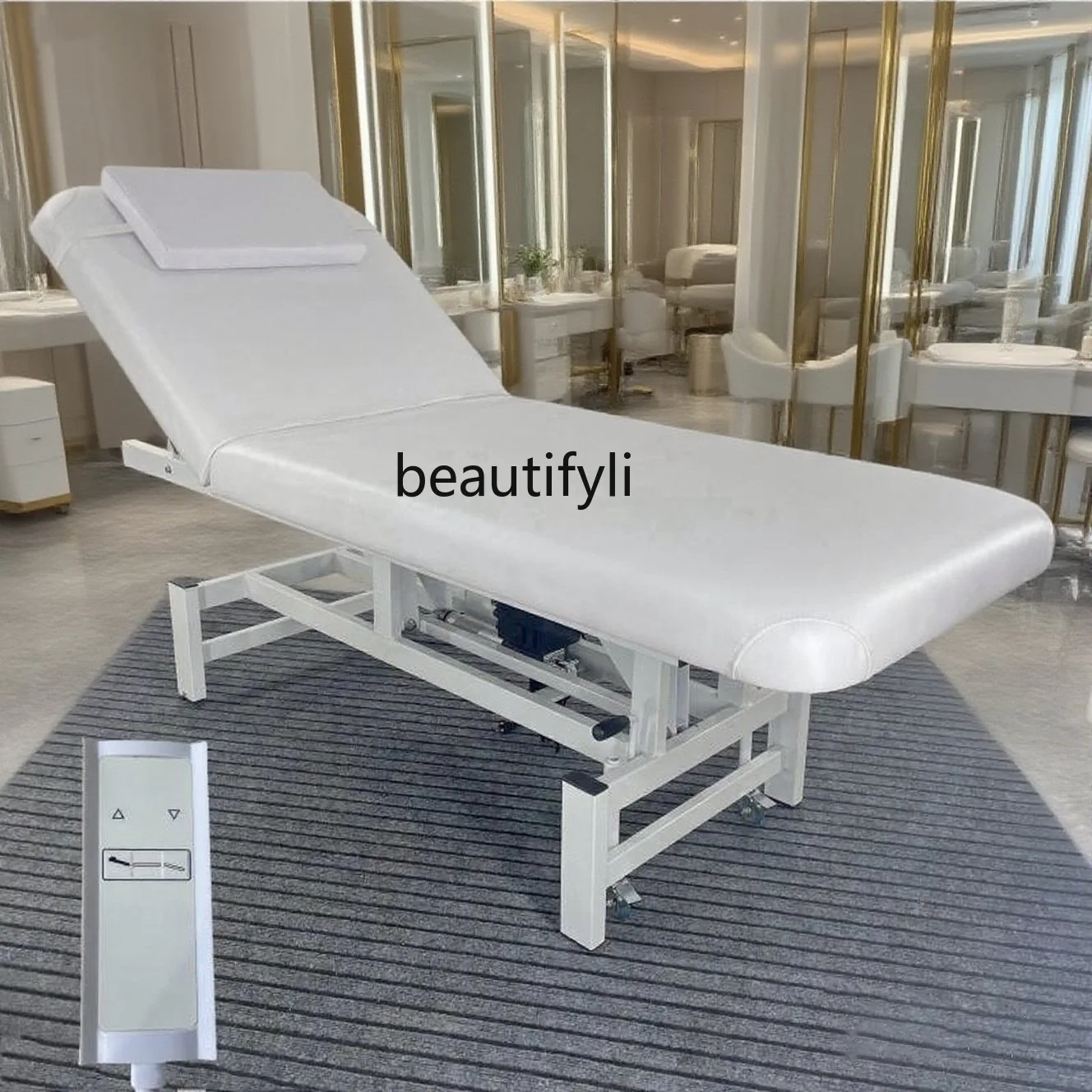 Movable Electric Lifting Eyelash Tattoo Embroidery Massage Beauty Bed