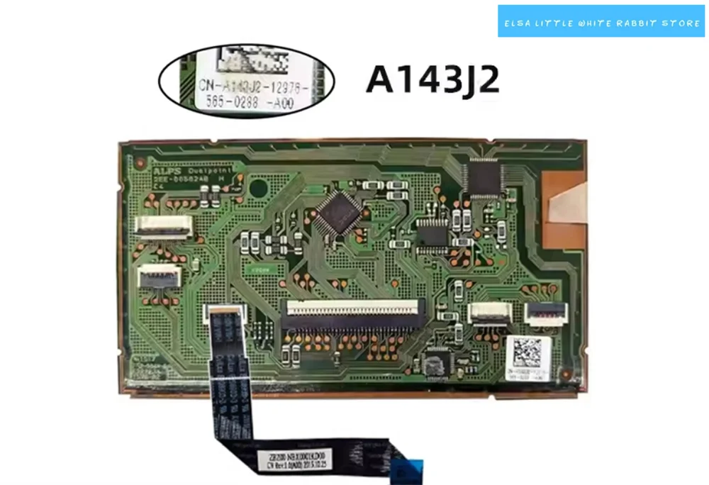 لـ DELL Latitude 7250 E7450 5450 5550 لوحة اللمس لوحة التتبع مع كابل A143J1 A143J2 02YNYJ