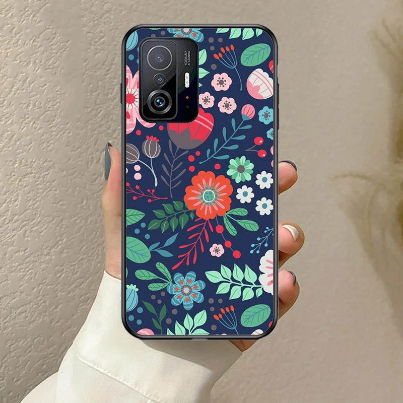 Floral Charm Secret Garden Funda For POCO F5 F3 M5s C40 F4 GT X3 X4 X5 Pro Case For Xiaomi 12 13 Lite 11T 12T Pro 12X