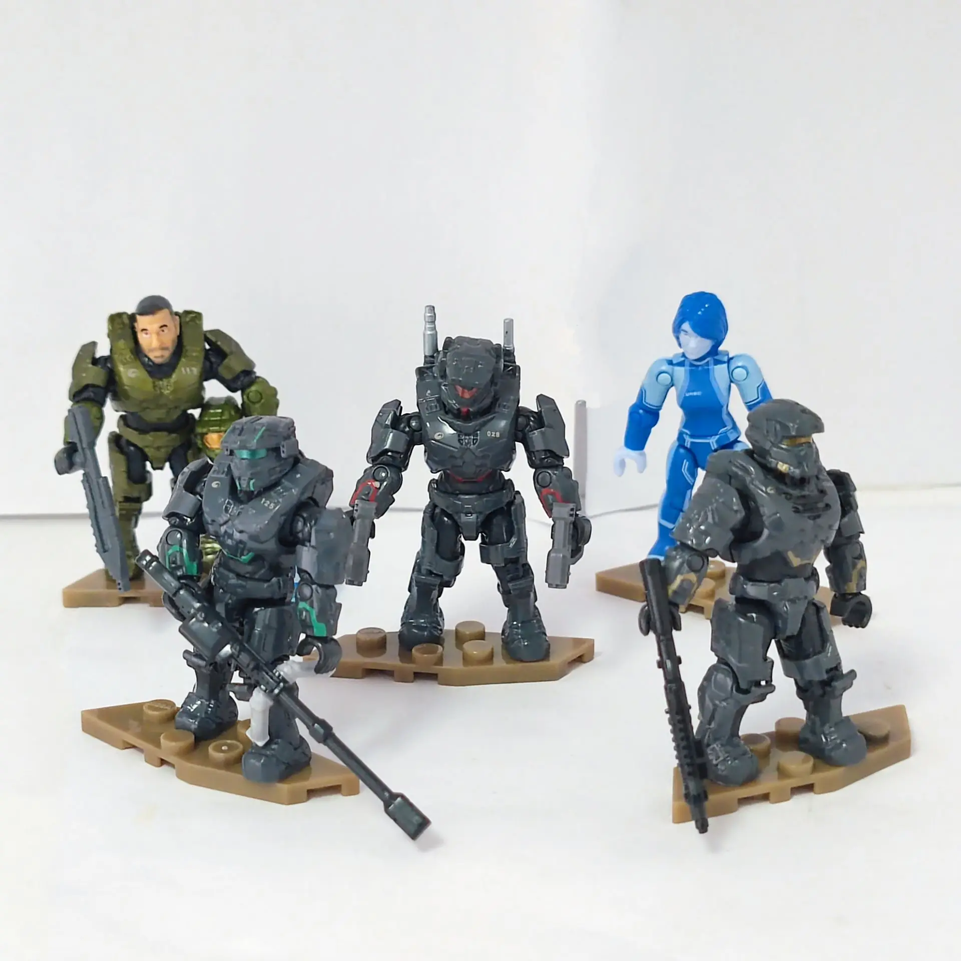 ميجا UNSC المتقشف KAI-125 جون-177 فانك-134 RIZ-028 كوتانا 5-حزمة لعبة شخصيات الحركة الصغيرة الفضفاضة #5