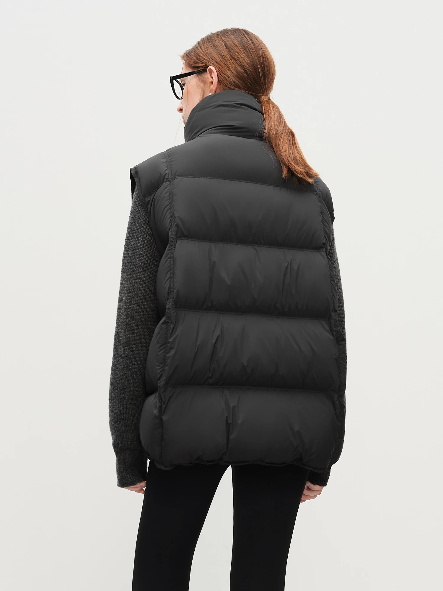 FSLE 2025 Winter Dames Koreaanse stijl Puffervest met opstaande kraag - Lichtgewicht donsvrij ontwerp Oversized wolkachtige pasvorm Casual