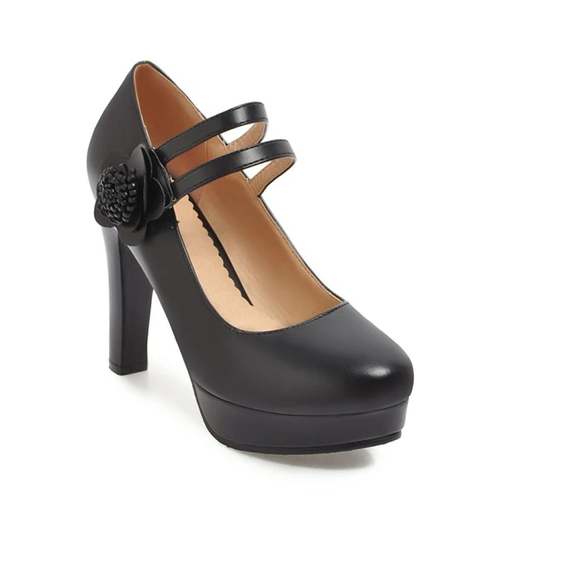 Big Size ladies high heels women shoes woman pumps Package the heel Package toes Shallow mouth flowers