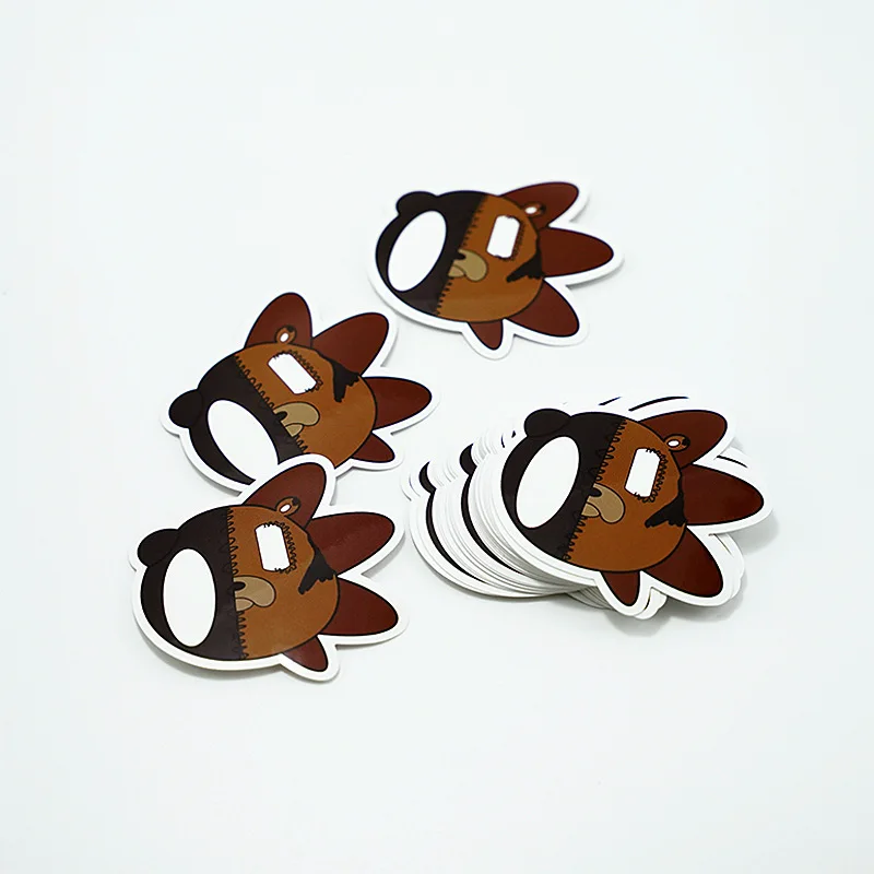 Custom Individual Die-Cut Cute Cartoon Stickers PVC Waterproof Outdoor Car Laptop Labels with Personalized Logo Colorful