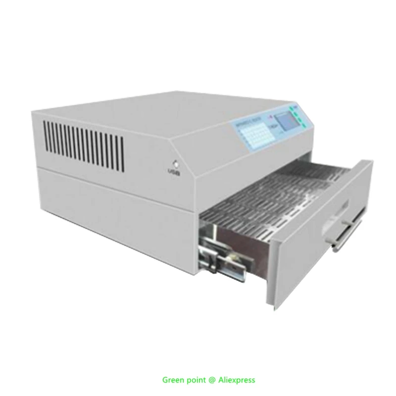 PUHUI T-962A+ Infrared IC Heater Soldering Station Reflow Oven Desktop Drawer Type Small SMD SMT T962A BGA Welder T962 Soldering
