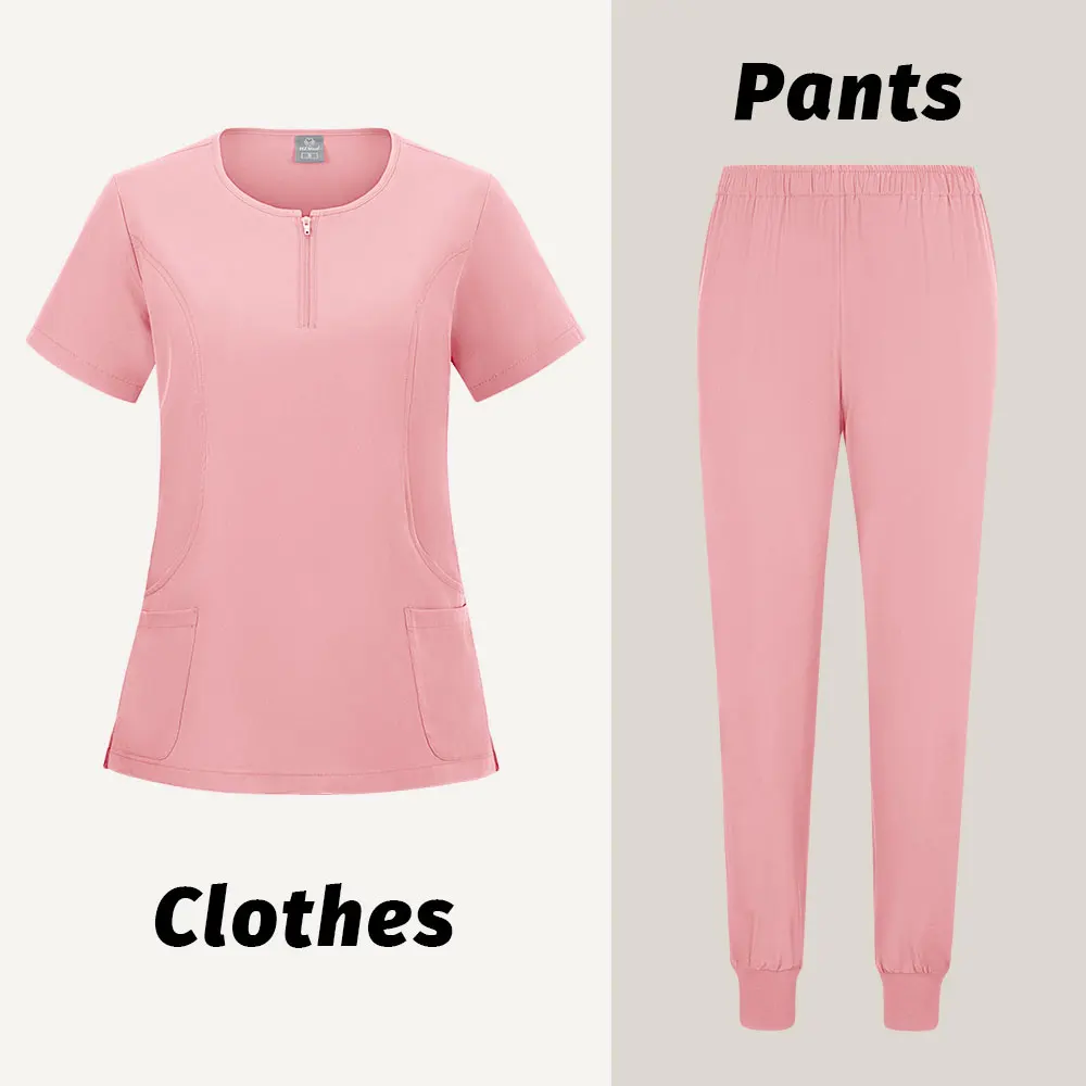 Ensembles de médecin et d'infirmière de clinique dentaire d'hôpital de grande taille, uniformes d'hôpital, Costume de chirurgien médical, vêtements de soins infirmiers pédiatriques, Costume de travail