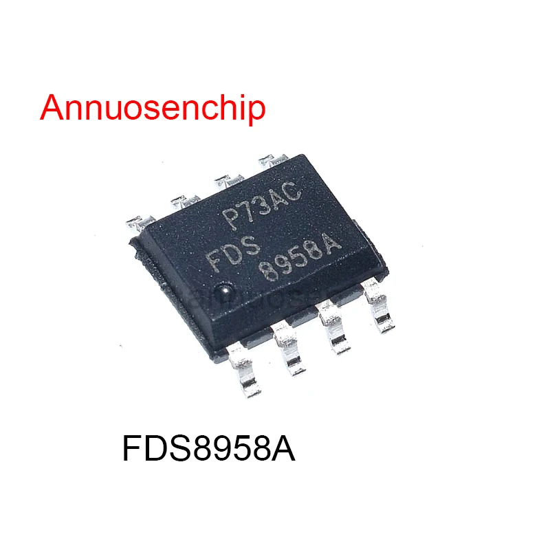 10PCS New and Original SMD FDS8958 8958A SOP-8 FDS8958A