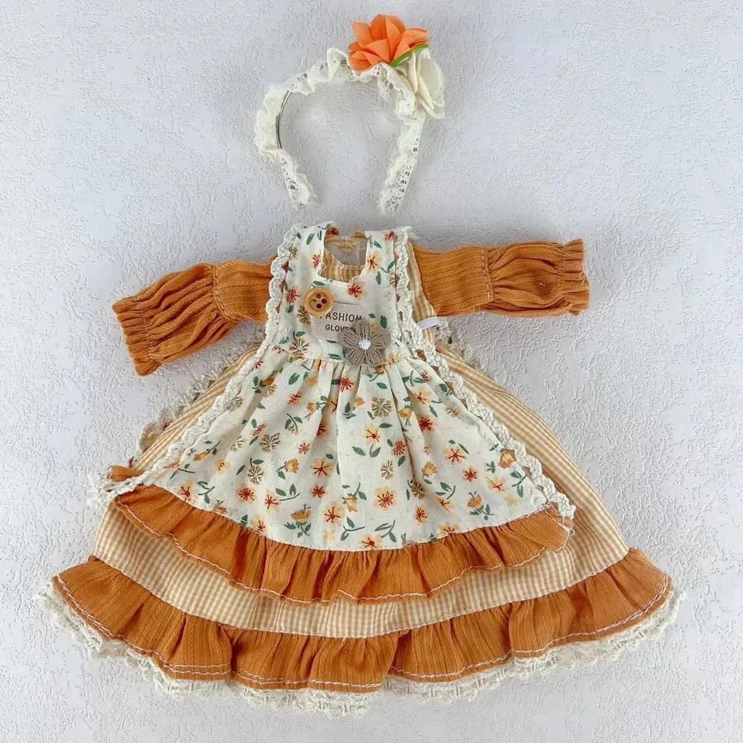 1/6 BJD Doll Clothes 30cm Princess Doll Fashion Palace Style Skirt Set Doll Accessories