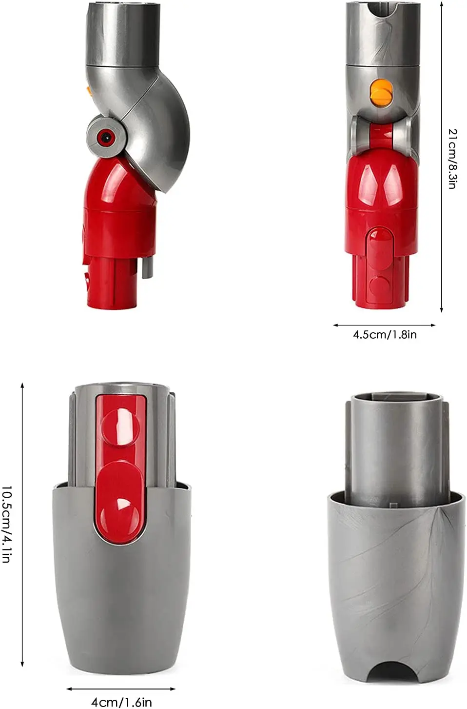 Top Adapter for Dyson V7 V8 V10 V11 Vacuum Cleaner Quick Release Top Adaptor Tool Bottom Adapter 967762-01 Accessories