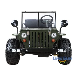 LING SUN certificazione CE aggiornamento sedile mini jeep car 200cc mini UTV bambini go kart 150cc motore per mini jeep