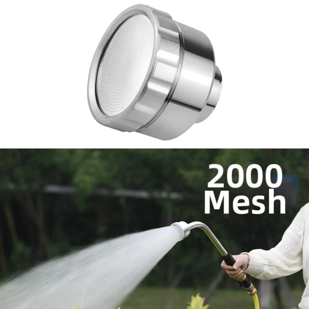 1pcs 2000/400 Mesh Watering Sprinkler Head Quick Connect Nozzle Stainless Steel Garden Agricultural Irrigation Sprinkler Head view 2