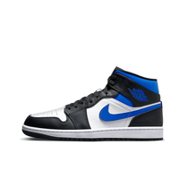 Nike Air Jordan 1 Mid Men's board Shoes Support Comfort Casual Shoes Cushioned and lightweight breathable sneakers  Black&Blue