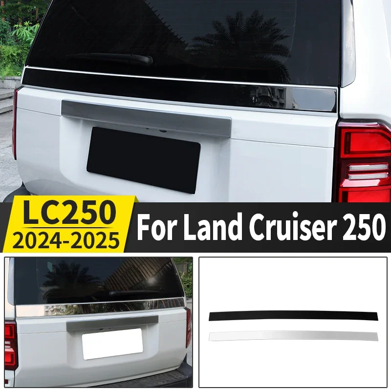 

For Toyota Land Cruiser 250 Prado LC250 2024 2025 High-Quality Stainless Steel Tailgate Decorative Strip Exterior Styling Trim