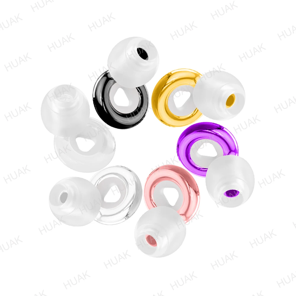 Reusable Silicone Earplugs for Motorcycle High-Fidelity Noise Cancelling Ear Muffs for Riding Sleeping Concerts