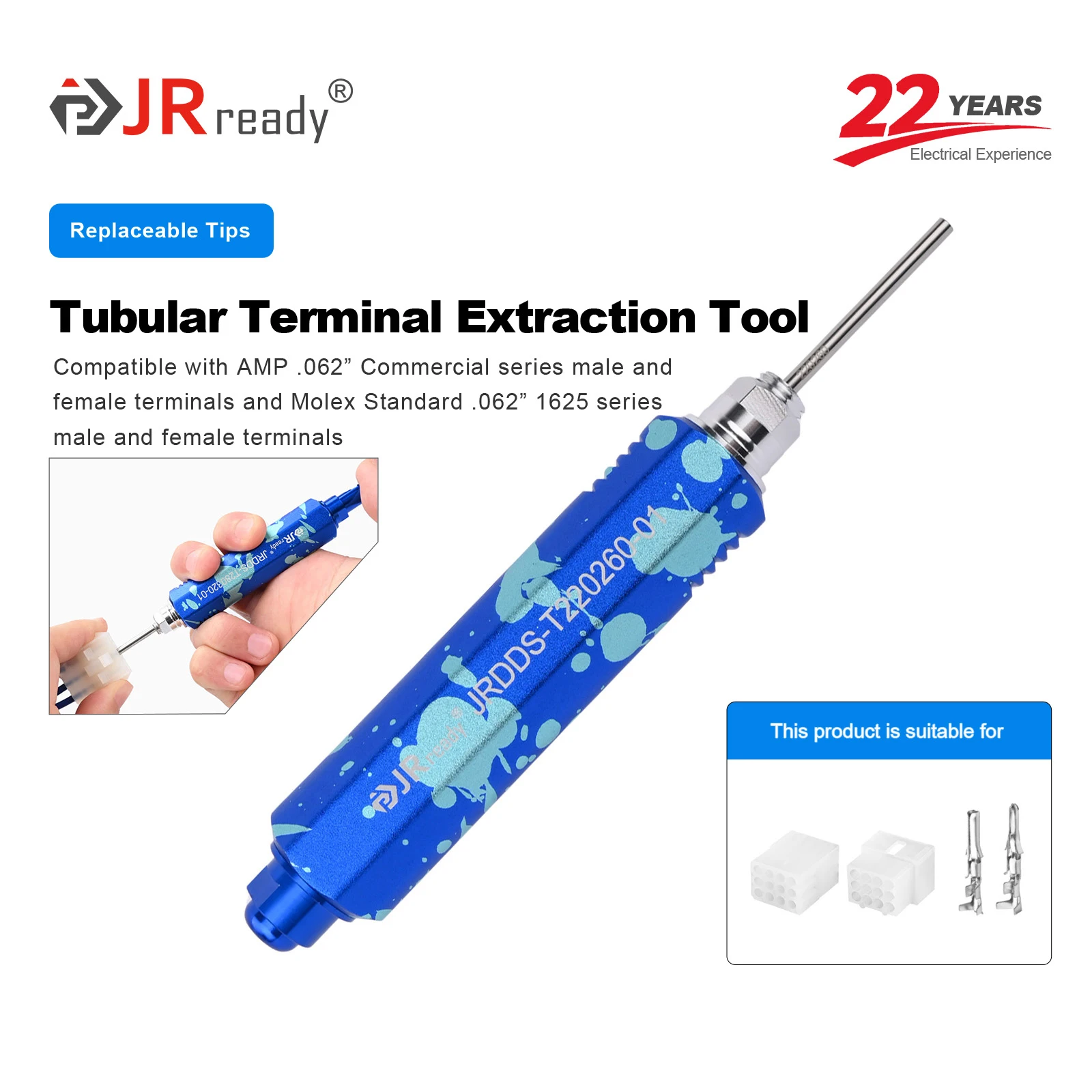 Jrready JRDDS-T220260-01 Strumento Di Estrazione Terminale Tubolare -image