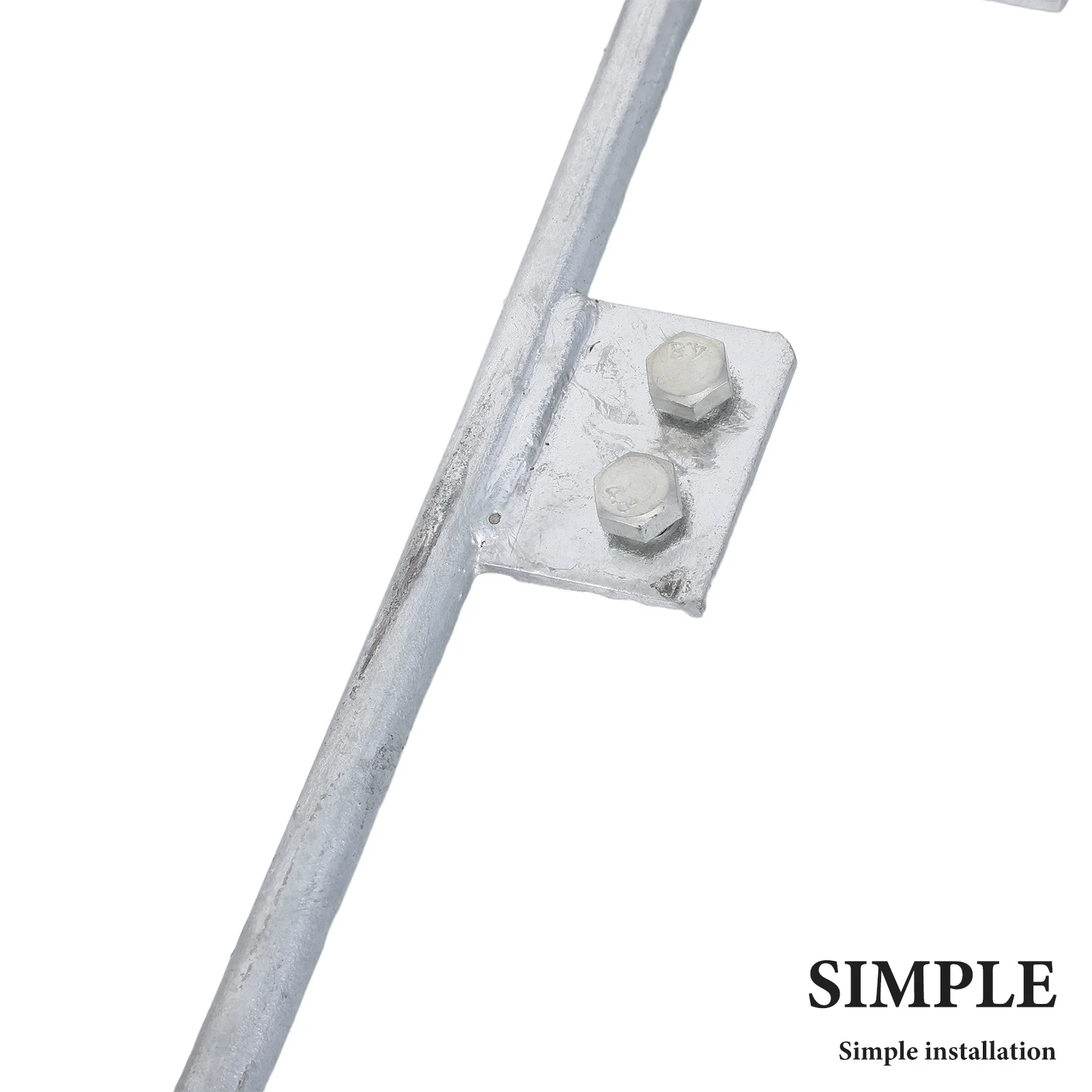 Galvanized Grounding Rod T-Shape Electrode For Home Electrical Safety Portable Earthing Rod For Antennas