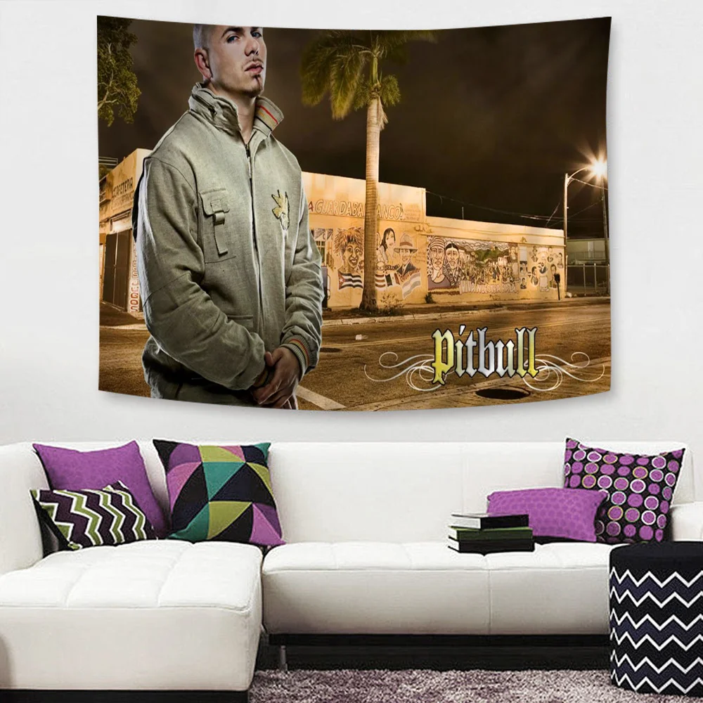 

Pitbull Mr 305 Mr Hanging Bohemian Tapestry Hanging Tarot Hippie Wall Rugs Dorm Japanese Tapestry