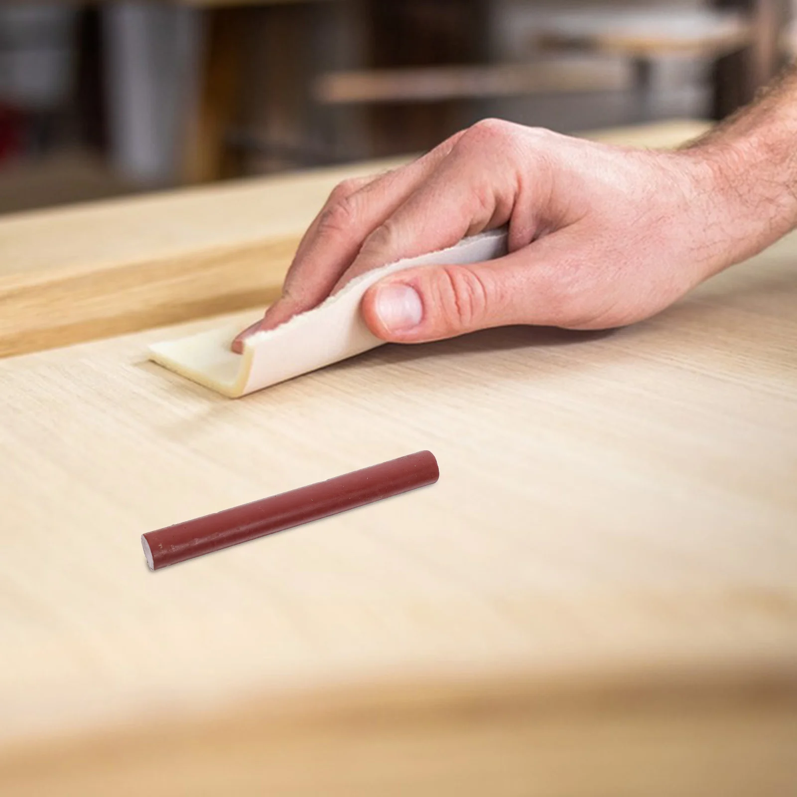 

2 шт., мелки для наполнителя воска по дереву, ремонтные палочки для пола, мебели, шкафов, дверей, столов, фиксации царапин, трещин, царапин, мелки