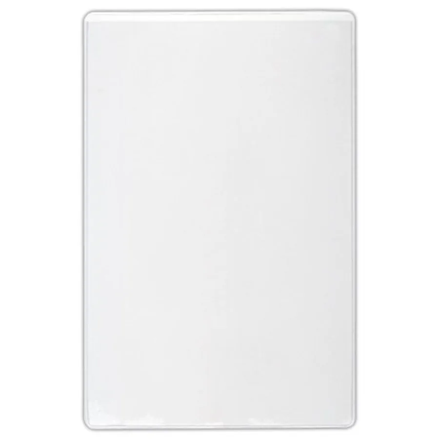 

StoreSMART - Peel and Stick Pocket - 6" x 9 1/2" Open Short Side - 2 - Clear Vinyl Plastic - STB109S-25