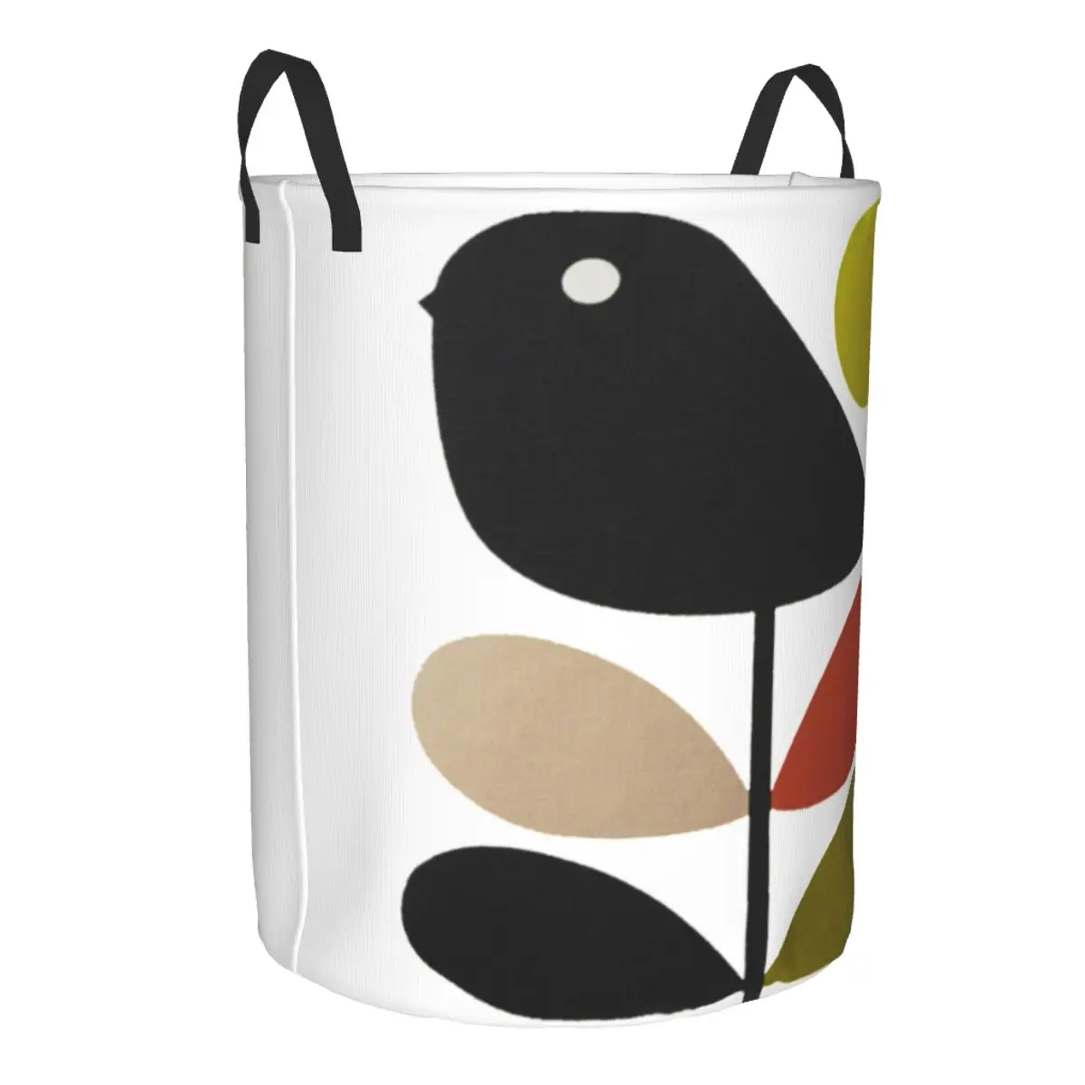 Orla Kiely Stem And Bird Laundry Basket Collapsible Scandinavian Style Clothing Hamper Toys Organizer Storage Bins