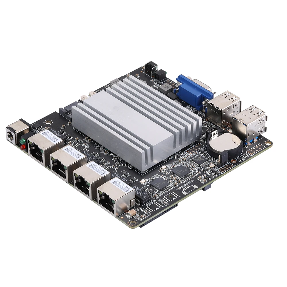 Qotom Q190G4N Mini PC 4 LAN con processore Celeron j1900 Quad Core 2.0 GHz Soft Router Firewall