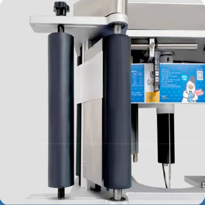 Desktop Pouch Bags Labeling Machine Automatic  Stand-up Bag Flat Surface Pouch Applicator with Paging Machine