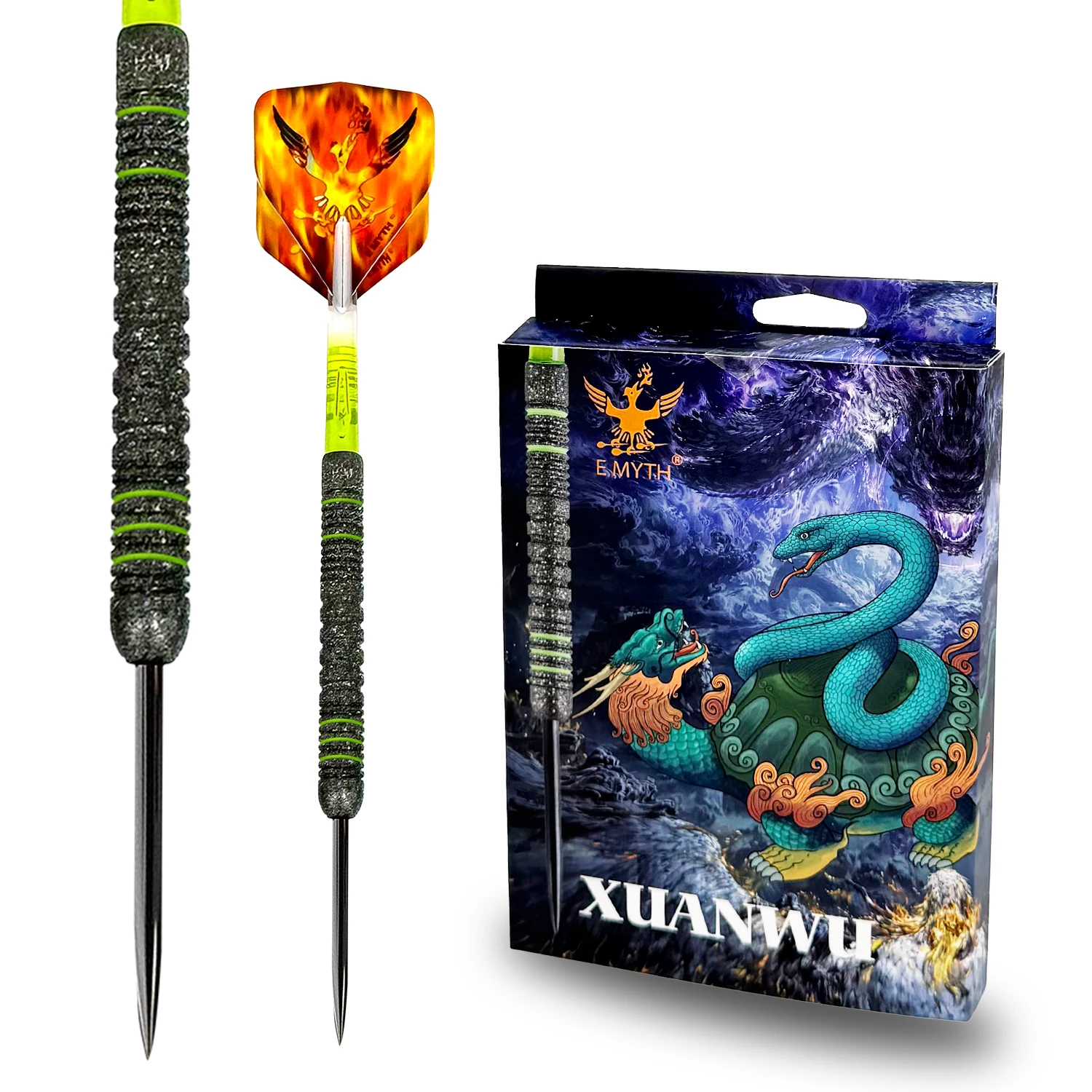 

Набор дротиков E Myth XUANWU, 3 шт./компл., 90% вольфрам, 20 г, 22 г (мягкие) и 22 г, 24 г (стальные), ударопрочные, для тренировок взрослых