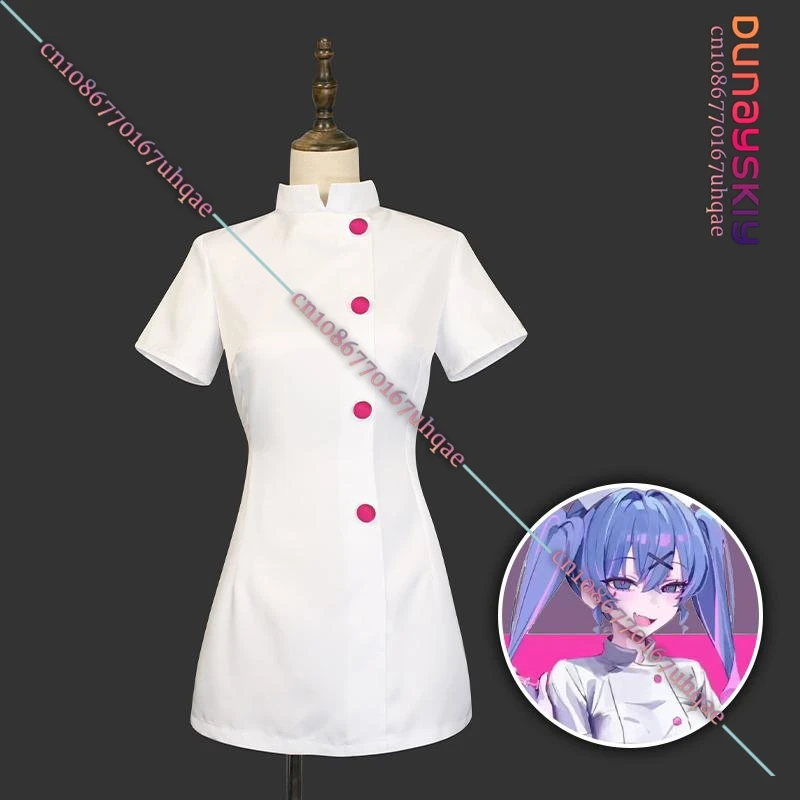 Mikkuu Rabbit Hole Cosplay Costume Nurse Uniform Sexy Suit 2025Halloween Woman Girls Costumes Cos Wigs Roleplay Lolita