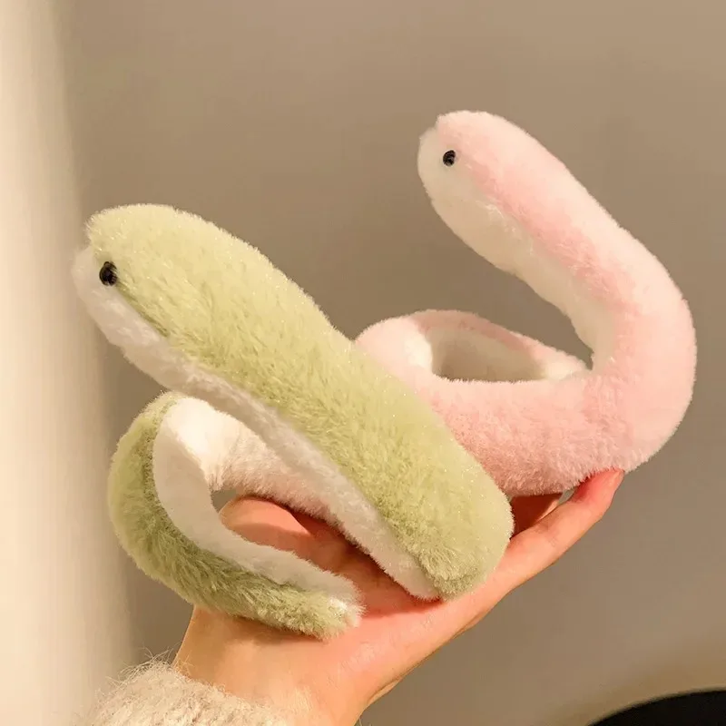 New Year's Little Snake Plush Toy Doll Playful Children's Girl Cute Ornament Doll Mascot Doll Dolls Cute Snake Plush Toy