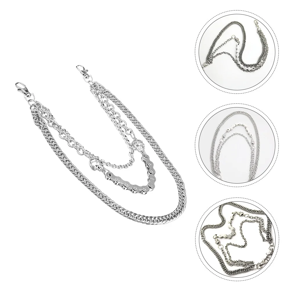 1 pc Waist Trousers For Man Pants Men Trousers Wallet For Pants Chain Biker Belt Wallet Chain Accessory