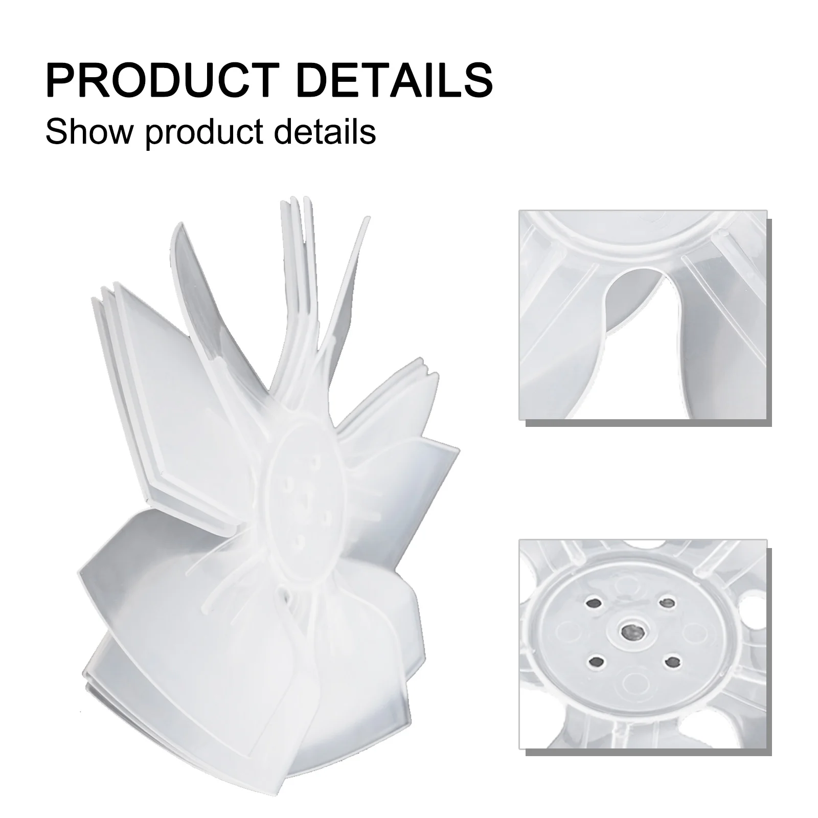 Cooling Fan Blades for Condenser 4 Pack Choose Material Plastic or Aluminum 6 9mm Middle Hole Diameter for Ideal Fit