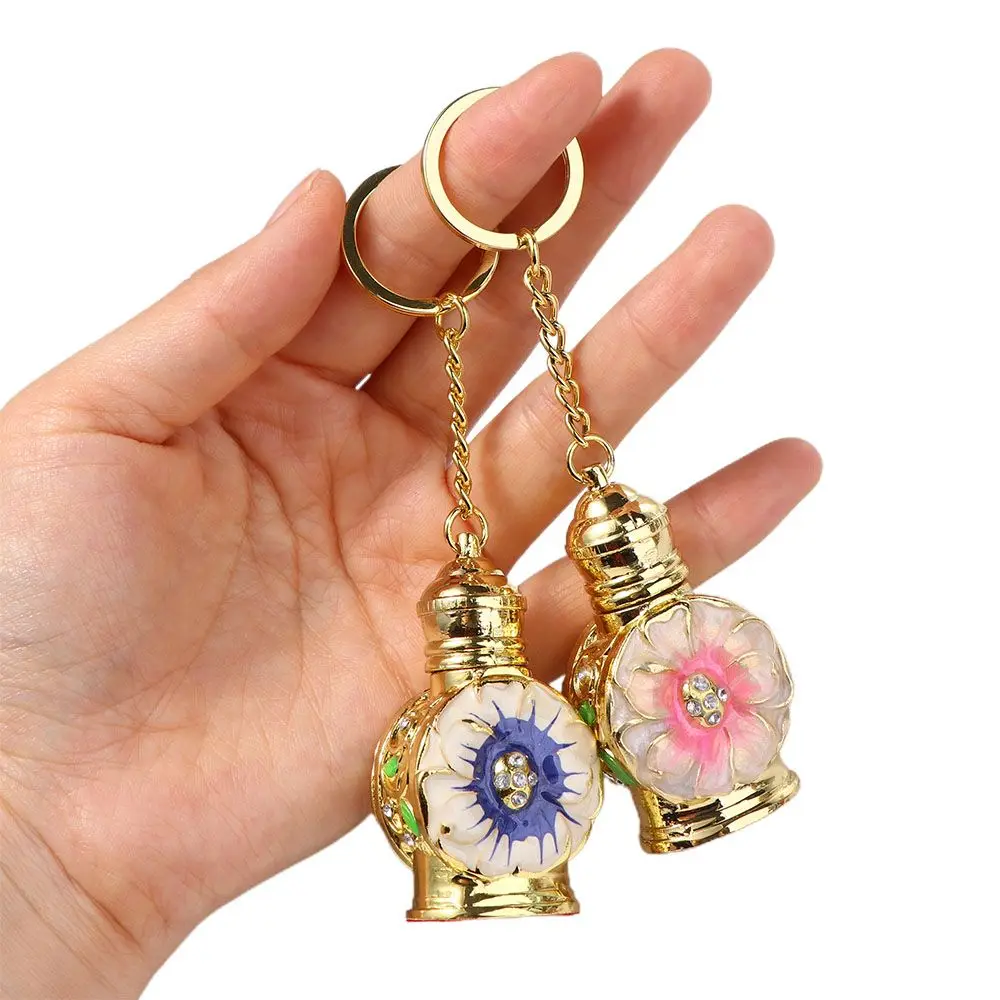 Style with Keyring Fragrance Bottle Empty Cosmetics Container  Bottle Pendant Keychain Essential Oil Dropper Bottle