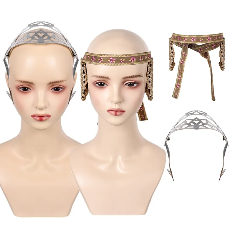 

Padme Cosplay Amidala Headband Headwear Space Battle Women Party Fantasia Disguise Halloween Carnival Costume Accessories